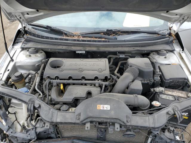 KNAFU6A27D5709080 - 2013 KIA FORTE EX SILVER photo 11