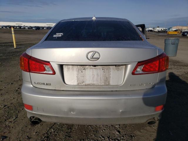 JTHCF5C24A5043037 - 2010 LEXUS IS 250 SILVER photo 6