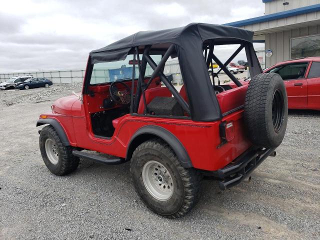 J0M83AC719519 - 1980 JEEP CJ RED photo 2