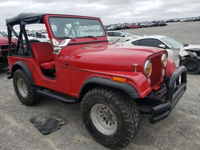 J0M83AC719519 - 1980 JEEP CJ RED photo 4