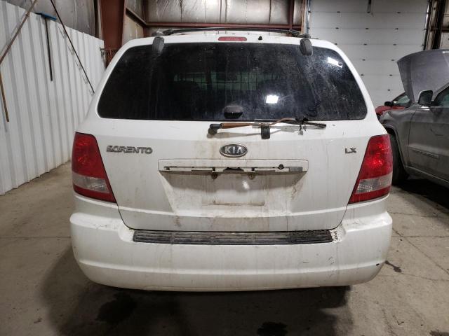 KNDJC733365637437 - 2006 KIA SORENTO EX WHITE photo 6