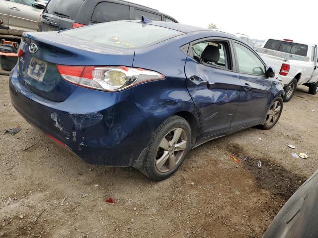 KMHDH4AE2DU728327 - 2013 HYUNDAI ELANTRA GLS BLUE photo 3