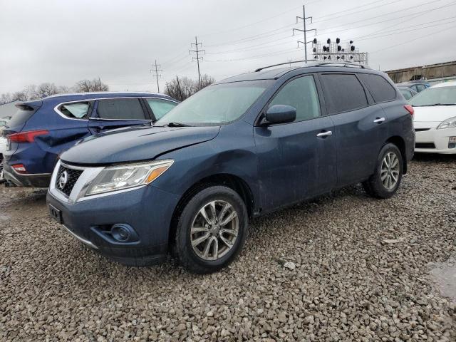 5N1AR2MN9DC662400 - 2013 NISSAN PATHFINDER S BLUE photo 1