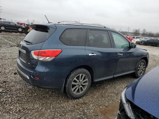 5N1AR2MN9DC662400 - 2013 NISSAN PATHFINDER S BLUE photo 3