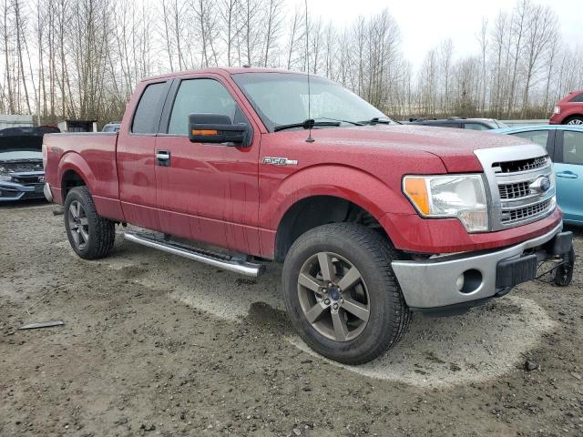 1FTFX1EF0DFC98531 - 2013 FORD F150 SUPER CAB RED photo 4