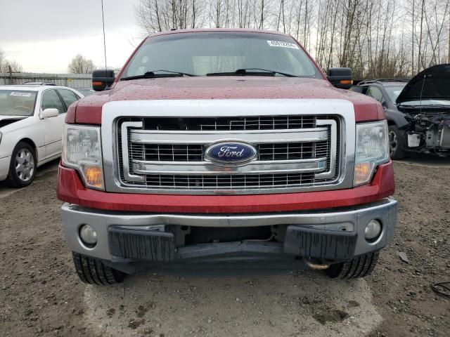 1FTFX1EF0DFC98531 - 2013 FORD F150 SUPER CAB RED photo 5
