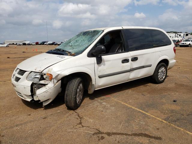 1D4GP23R77B251034 - 2007 DODGE GRAND CARA C/V WHITE photo 1