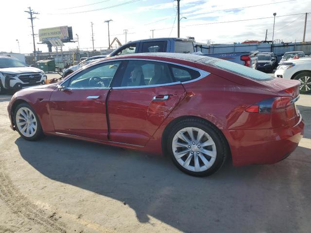 5YJSA1E17HF185755 - 2017 TESLA MODEL S წითელი ფოტო 2