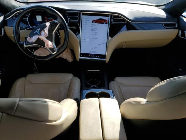 5YJSA1E17HF185755 - 2017 TESLA MODEL S წითელი ფოტო 8