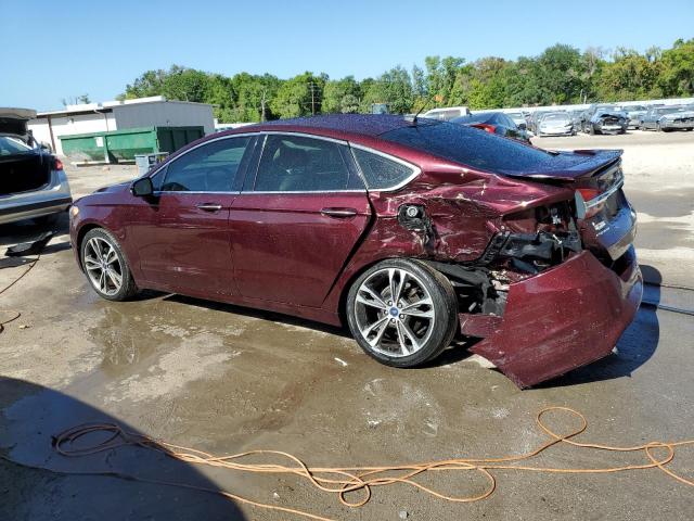 3FA6P0K93HR154799 - 2017 FORD FUSION TITANIUM BURGUNDY photo 2