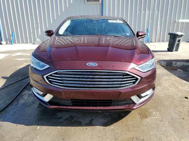 3FA6P0K93HR154799 - 2017 FORD FUSION TITANIUM BURGUNDY photo 5