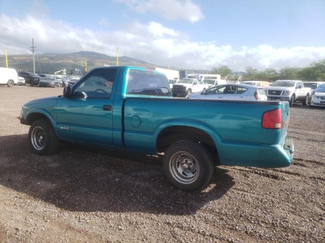 1GCCS14Z8S8239659 - 1995 CHEVROLET S TRUCK S10 TEAL photo 2