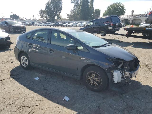 JTDKN3DU3D1634640 - 2013 TOYOTA PRIUS GRAY photo 4