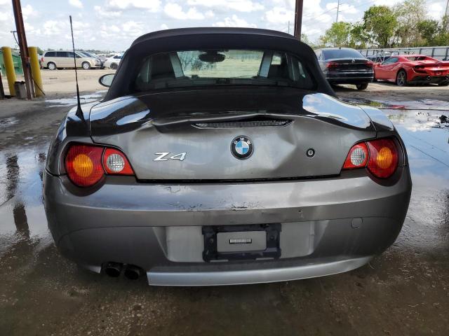 4USBT335X4LR67206 - 2004 BMW Z4 2.5 GRAY photo 6