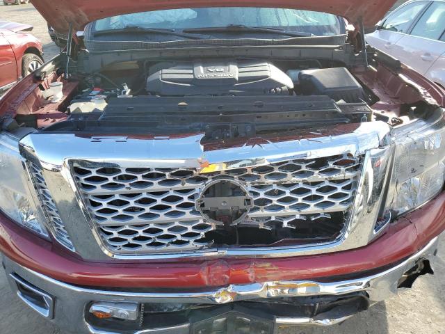 1N6AA1E66JN542225 - 2018 NISSAN TITAN SV RED photo 11