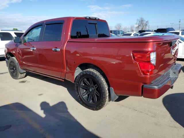 1N6AA1E66JN542225 - 2018 NISSAN TITAN SV RED photo 2