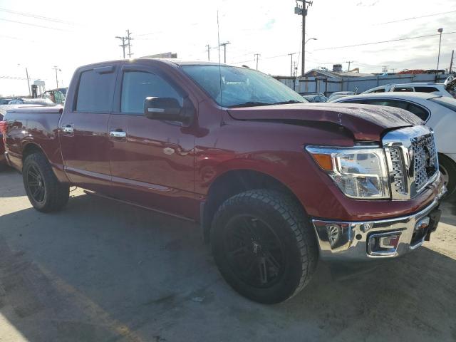 1N6AA1E66JN542225 - 2018 NISSAN TITAN SV RED photo 4