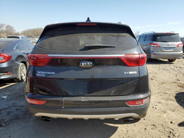 KNDPRCA61H7074166 - 2017 KIA SPORTAGE SX BLACK photo 6