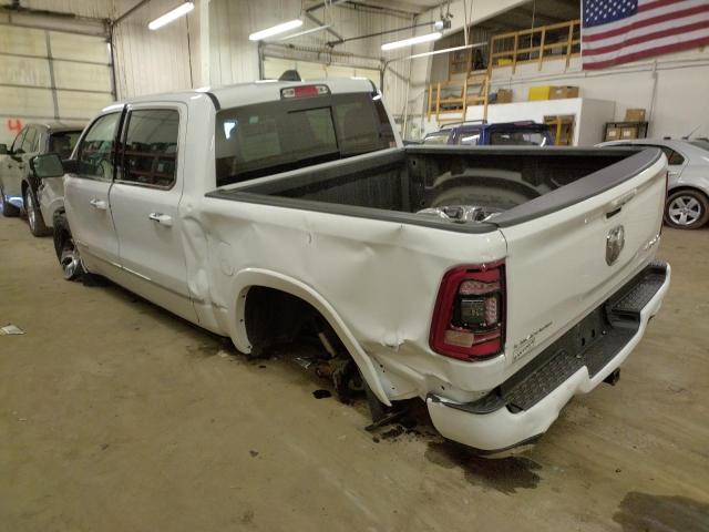 1C6SRFHT5LN248825 - 2020 RAM 1500 LIMITED WHITE photo 2