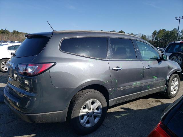 1GNKVFKD3DJ130293 - 2013 CHEVROLET TRAVERSE LS GRAY photo 3