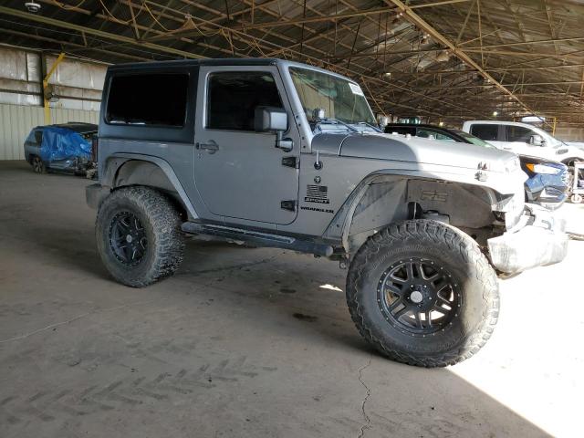 1C4AJWAG5EL181392 - 2014 JEEP WRANGLER SPORT GRAY photo 4