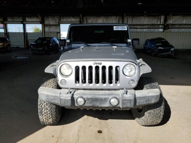 1C4AJWAG5EL181392 - 2014 JEEP WRANGLER SPORT GRAY photo 5