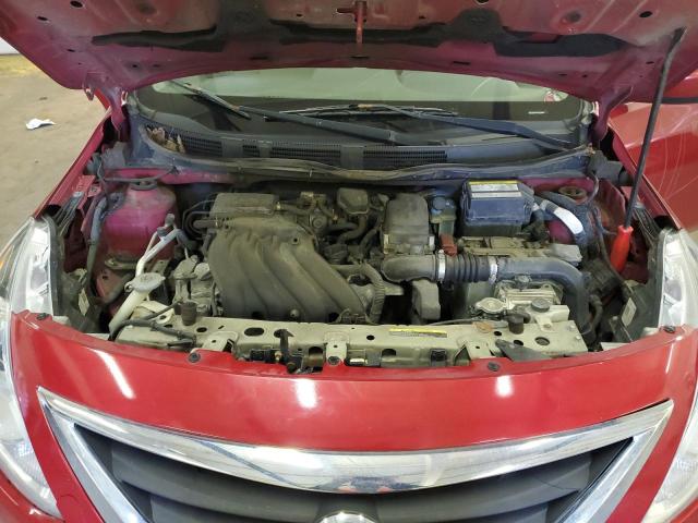 3N1CN7AP7FL824661 - 2015 NISSAN VERSA S RED photo 11