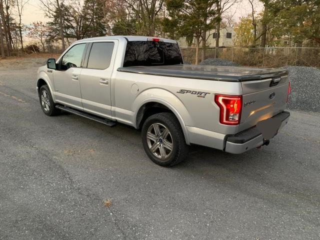 1FTFW1EG8GFC62327 - 2016 FORD F150 SUPERCREW SILVER photo 3