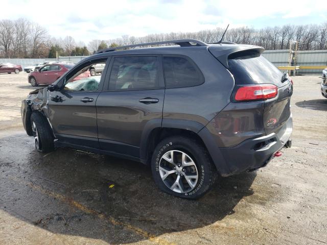 1C4PJMBS8FW688871 - 2015 JEEP CHEROKEE TRAILHAWK CHARCOAL photo 2