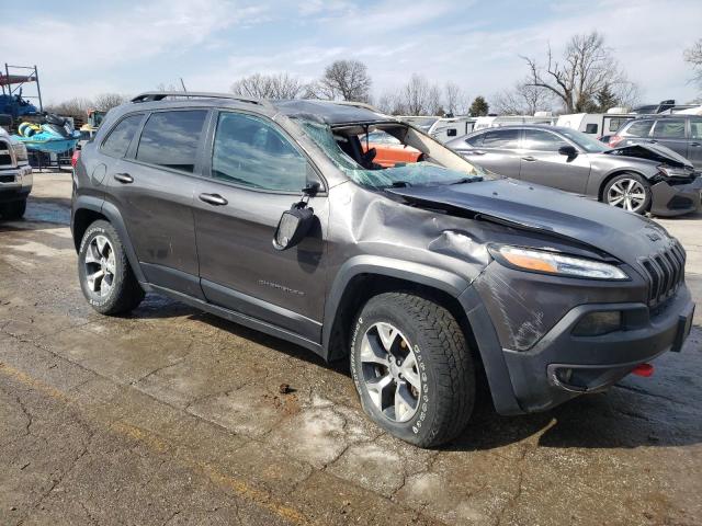 1C4PJMBS8FW688871 - 2015 JEEP CHEROKEE TRAILHAWK CHARCOAL photo 4
