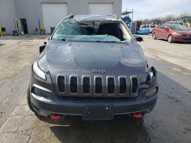 1C4PJMBS8FW688871 - 2015 JEEP CHEROKEE TRAILHAWK CHARCOAL photo 5