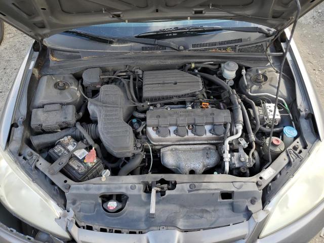 2HGES26794H581193 - 2004 HONDA CIVIC EX GRAY photo 11