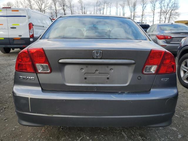 2HGES26794H581193 - 2004 HONDA CIVIC EX GRAY photo 6