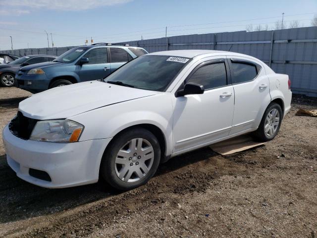 1B3BD4FBXBN572536 - 2011 DODGE AVENGER EXPRESS WHITE photo 1