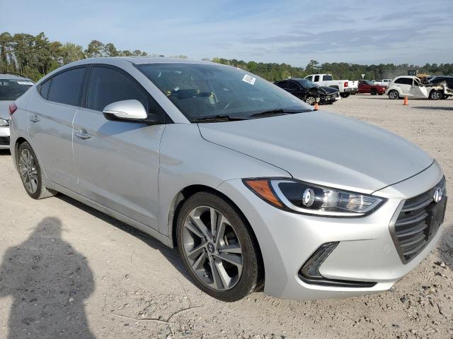 KMHD84LF7HU173502 - 2017 HYUNDAI ELANTRA SE SILVER photo 4