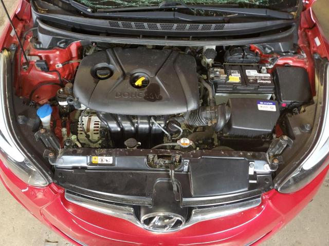 KMHDH4AE5GU518681 - 2016 HYUNDAI ELANTRA SE RED photo 11