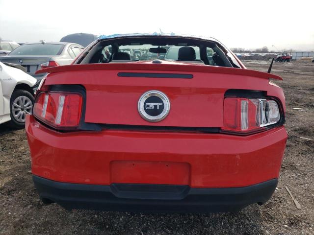 1ZVBP8CHXA5123455 - 2010 FORD MUSTANG GT RED photo 6