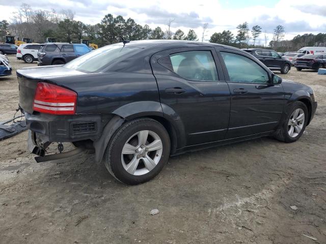 1B3LC46K98N154761 - 2008 DODGE AVENGER SE BLACK photo 3