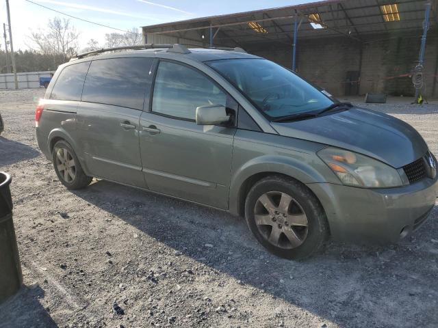 5N1BV28UX5N138163 - 2005 NISSAN QUEST S GREEN photo 4