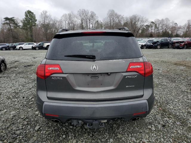 2HNYD28438H519037 - 2008 ACURA MDX TECHNOLOGY CHARCOAL photo 6