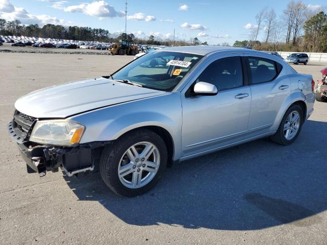 1C3CDZCB5CN154105 - 2012 DODGE AVENGER SXT SILVER photo 1