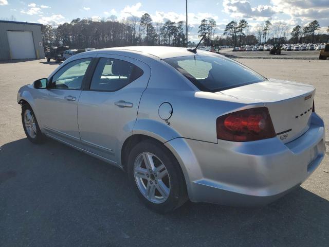 1C3CDZCB5CN154105 - 2012 DODGE AVENGER SXT SILVER photo 2