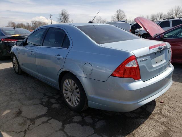 3FADP0L38AR281863 - 2010 FORD FUSION HYBRID BLUE photo 2