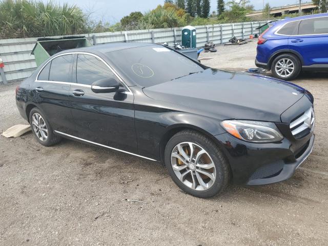 55SWF4KB8FU003641 - 2015 MERCEDES-BENZ C 300 4MATIC BLACK photo 4