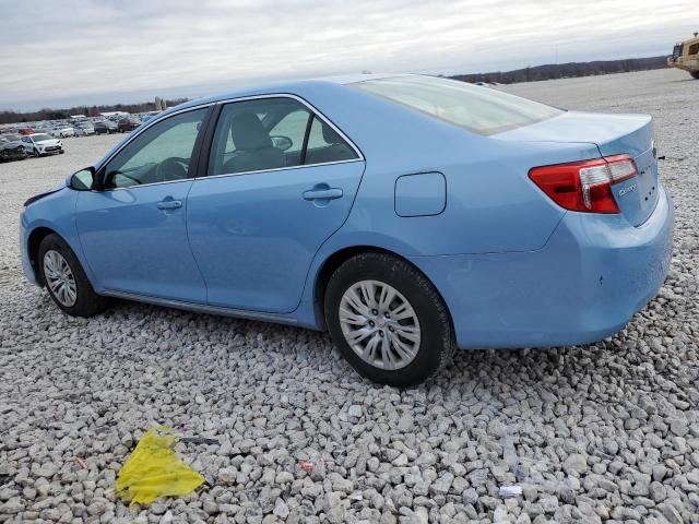 4T1BF1FK2CU625336 - 2012 TOYOTA CAMRY BASE BLUE photo 2