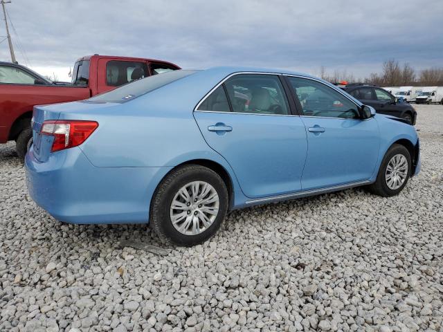 4T1BF1FK2CU625336 - 2012 TOYOTA CAMRY BASE BLUE photo 3