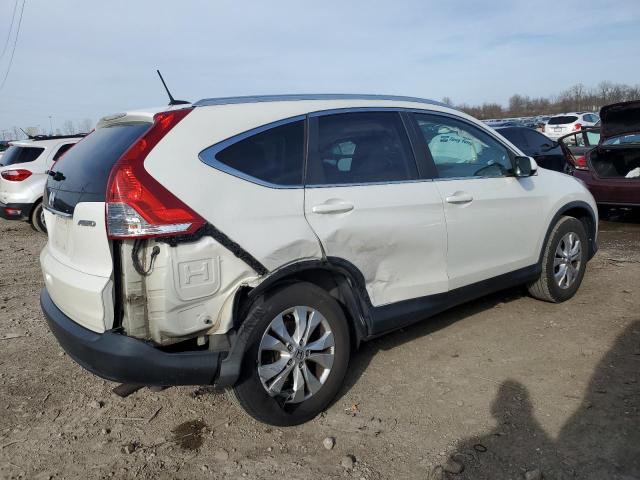 5J6RM4H71DL076457 - 2013 HONDA CR-V EXL WHITE photo 3