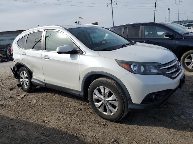 5J6RM4H71DL076457 - 2013 HONDA CR-V EXL WHITE photo 4