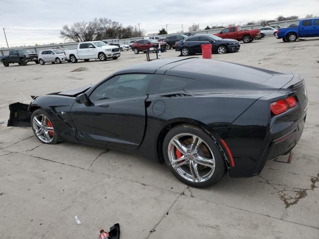 1G1YB2D75H5116382 - 2017 CHEVROLET CORVETTE STINGRAY 1LT BLACK photo 2