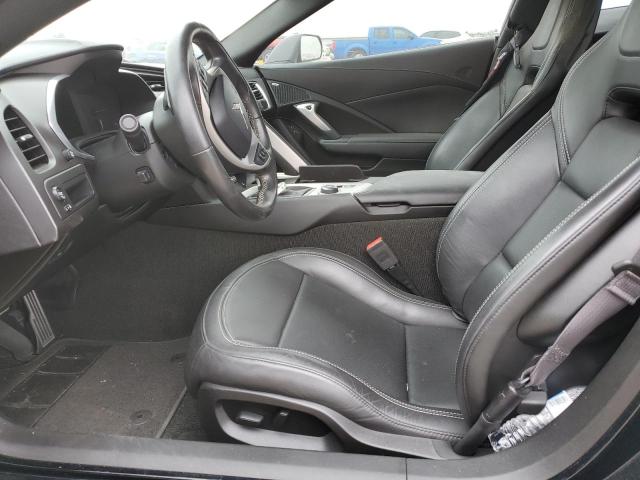 1G1YB2D75H5116382 - 2017 CHEVROLET CORVETTE STINGRAY 1LT BLACK photo 7